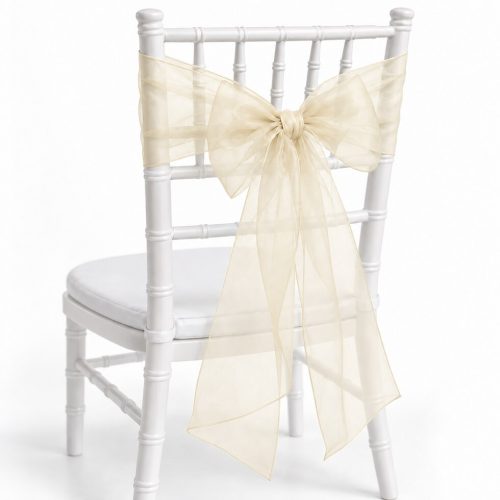 Ivory Organza Sash