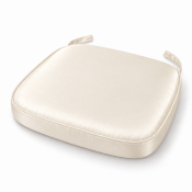 Ivory Satin Chiavari Chair Pad
