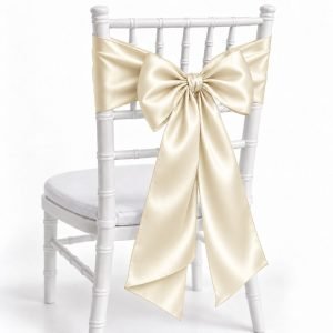 Ivory Satin Sash