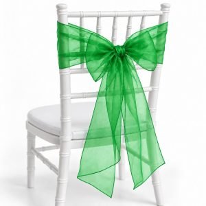 Kelly Green Organza Sash