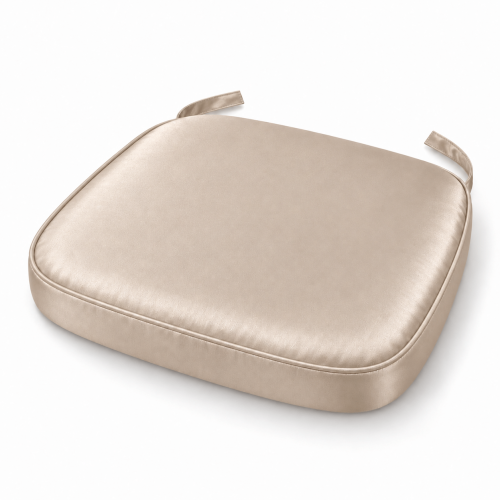 Latte Satin Chiavari Chair Pad