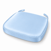 Light Blue Satin Chiavari Chair Pad