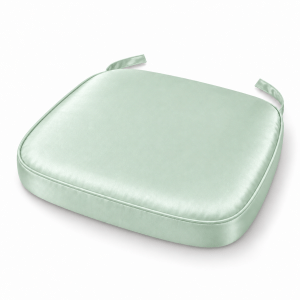 Mint Satin Chiavari Chair Pad