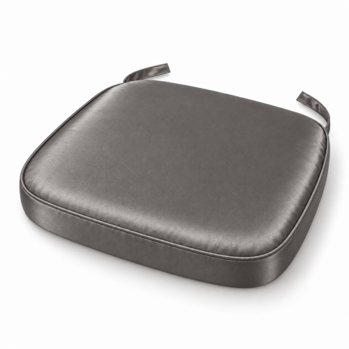 Pewter Satin Chiavari Chair Pad