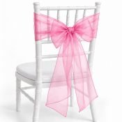 Pink Organza Sash