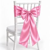 Pink Satin Sash