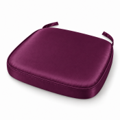 Plum Satin Chiavari Chair Pad