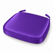Purple Satin Chiavari Chair Pad