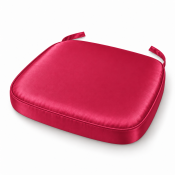 Raspberry Satin Chiavari Chair Pad