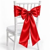Red Satin Sash
