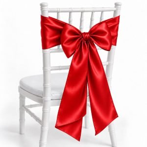Red Satin Sash