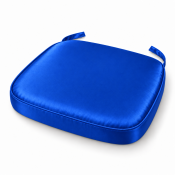 Royal Blue Satin Chiavari Chair Pad