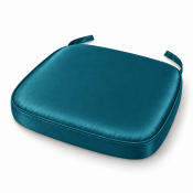 Teal Satin Chiavari Chair Pad