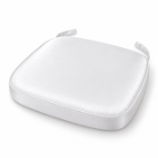 White Satin Chiavari Chair Pad