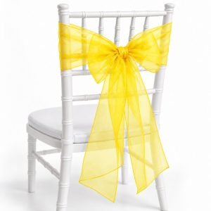 Yellow Organza Sash