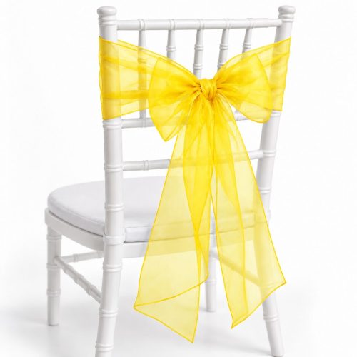 Yellow Organza Sash