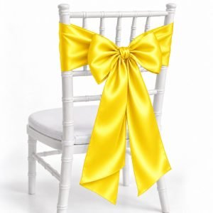 Yellow Satin Sash