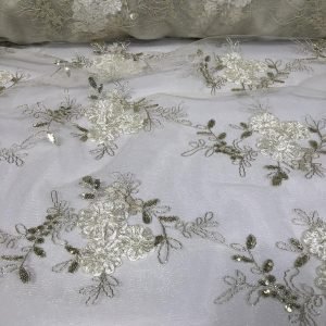 Ivory Ribbon Lace