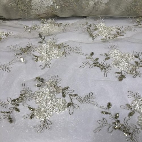 Ivory Ribbon Lace