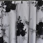 Black Ribbon Lace