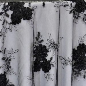 Black Ribbon Lace
