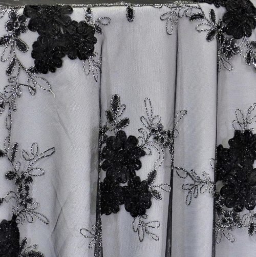Black Ribbon Lace