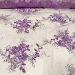 Lilac Ribbon Lace