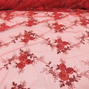 Red Ribbon Lace