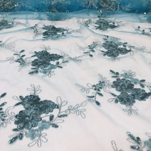 Turquoise Ribbon Lace