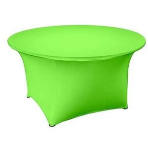 Lime Green Spandex Linen