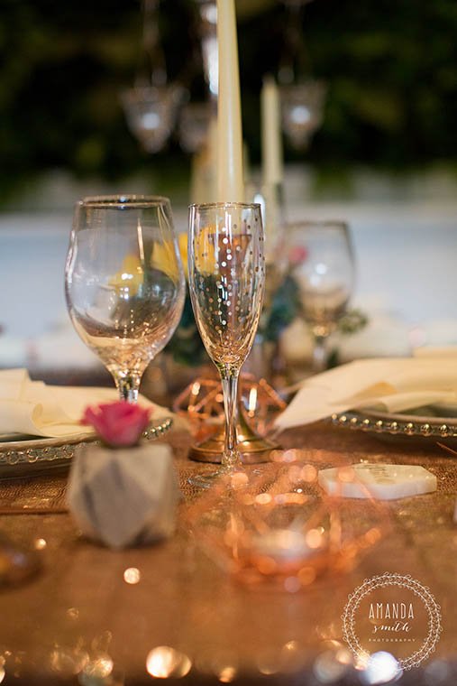 Allure Party Rentals styled wedding shoot