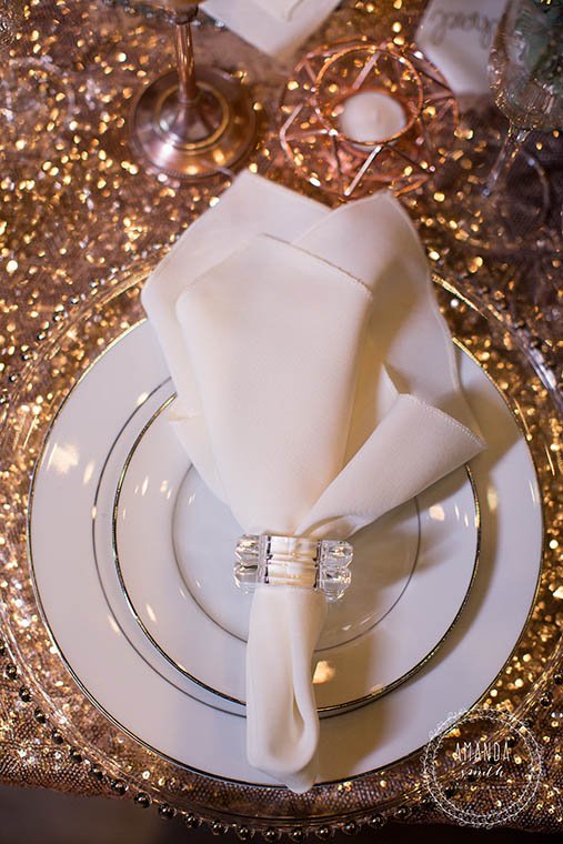 Allure Party Rentals styled wedding shoot