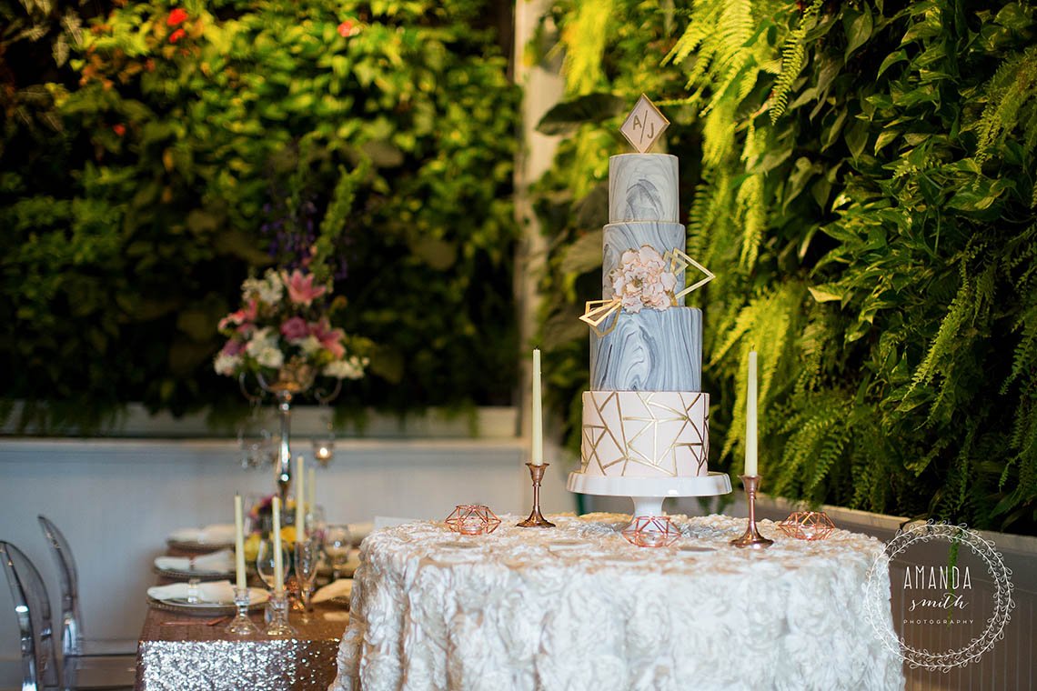 Allure Party Rentals styled wedding shoot