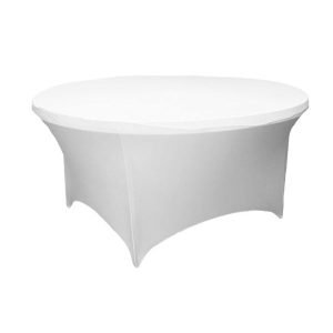 White Spandex Linen