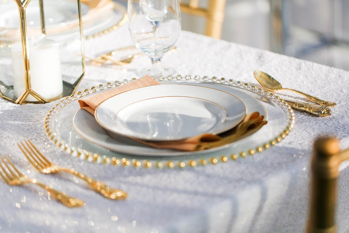 Allure Party Rentals styled wedding shoot