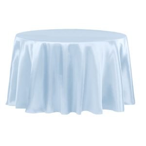 Light Blue Satin Linen