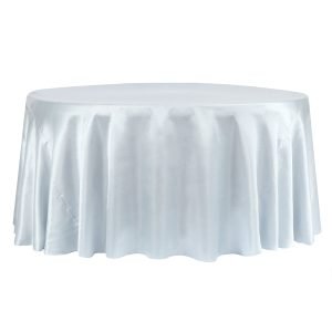 Dusty Blue Satin Linen