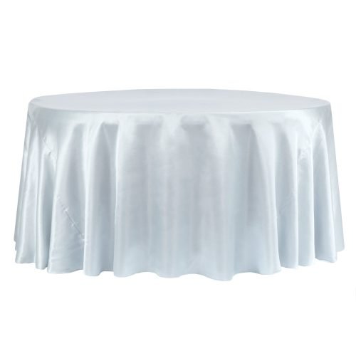 Dusty Blue Satin Linen
