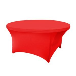 Red Spandex Linen
