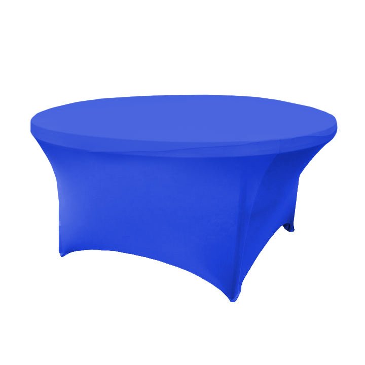 Royal Blue Spandex Linen