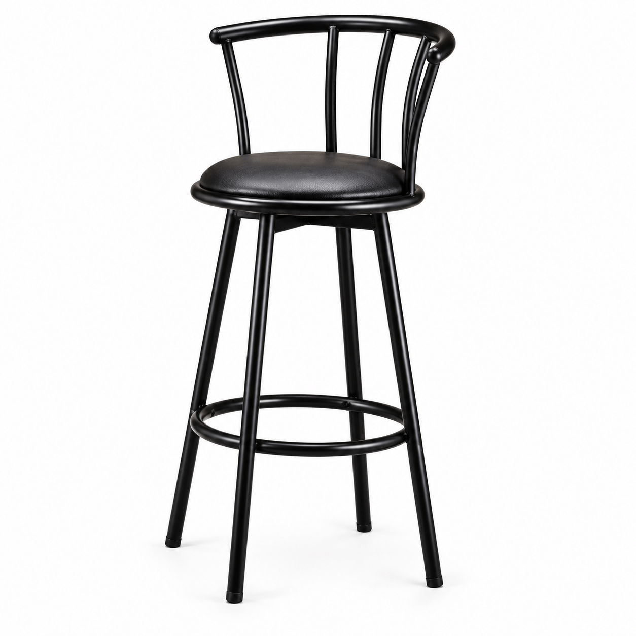 Black Swivel Bar Stool