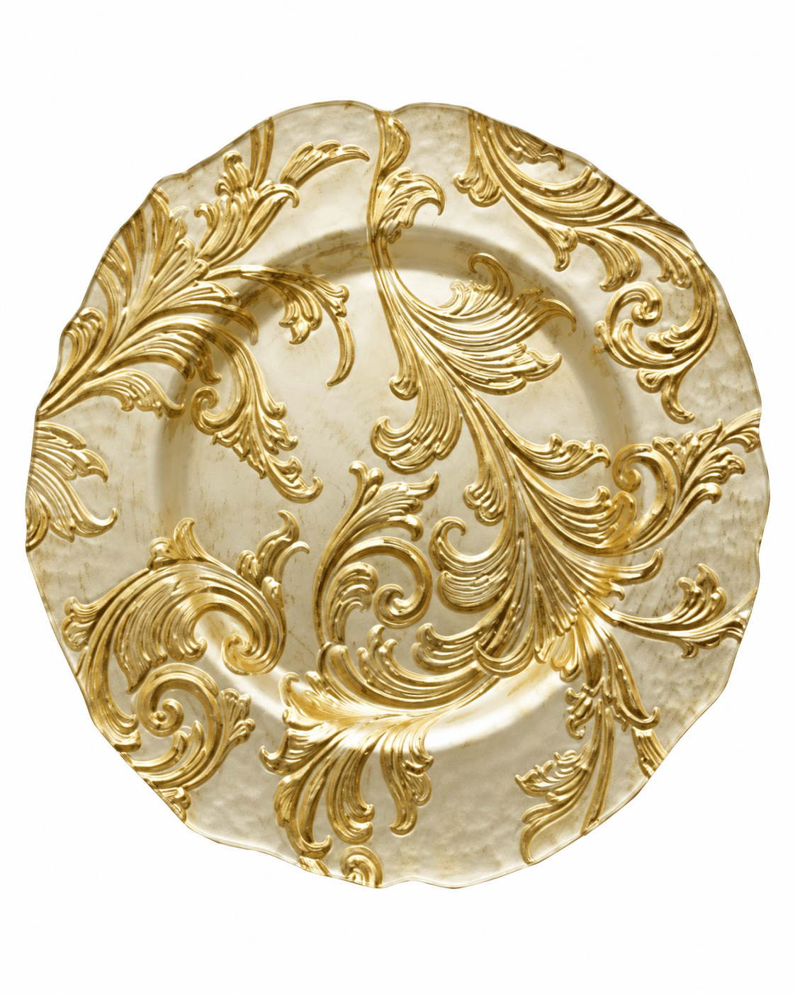 Gold Vanessa Charger