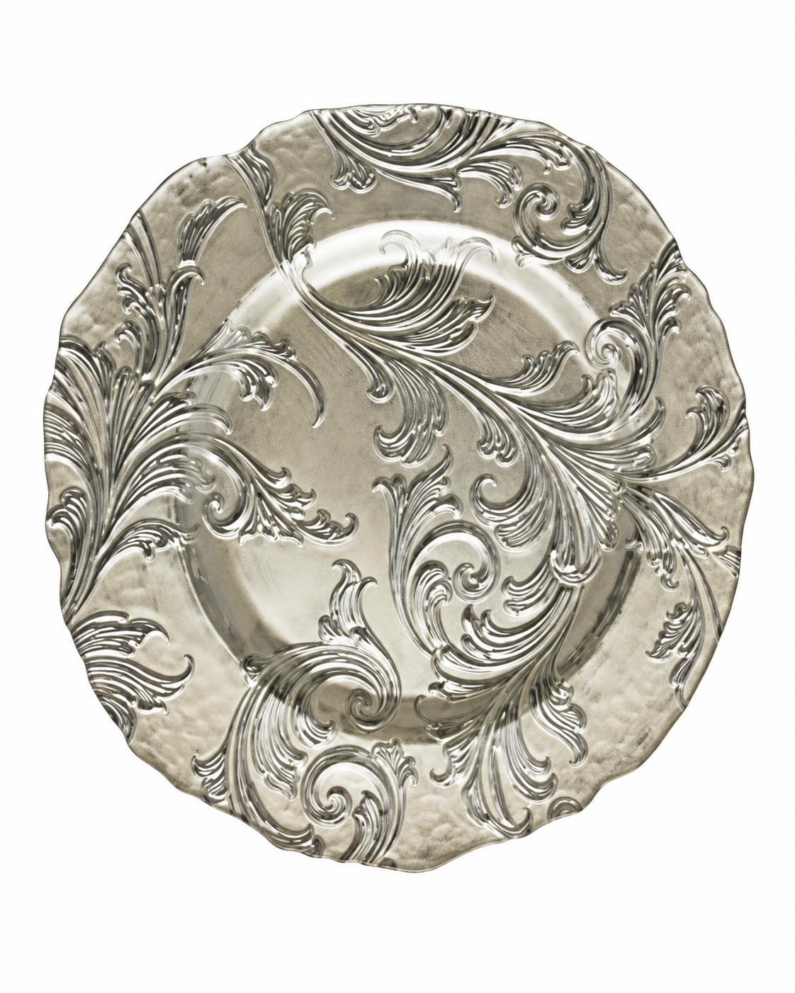 Silver Vanessa Charger