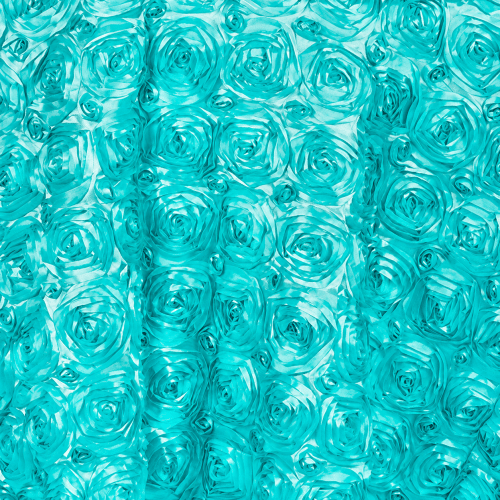 Aqua Rose Linen