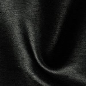 Black Dupioni Linen