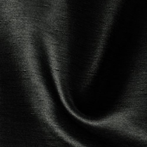Black Dupioni Linen