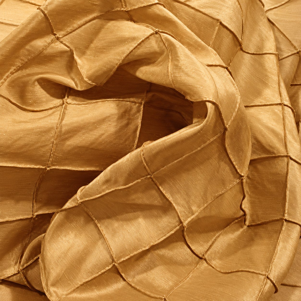 Gold Pintuck Linen