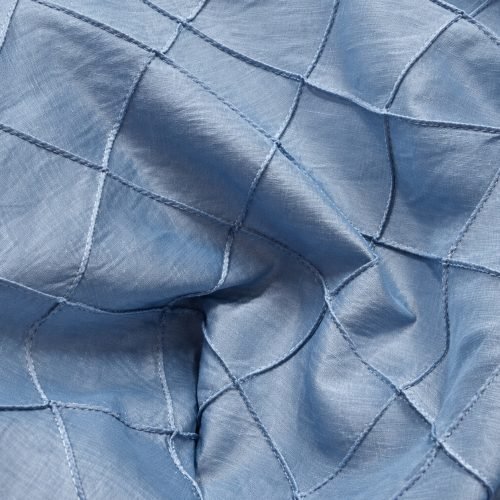 Light Blue Pintuck Linen
