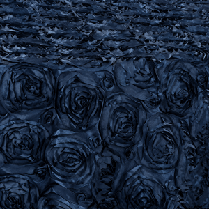 Navy Rose Linen