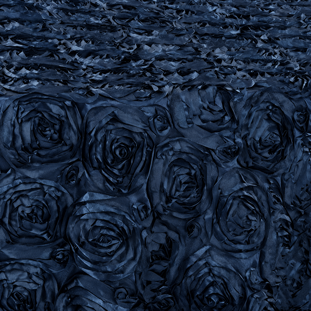 Navy Rose Linen